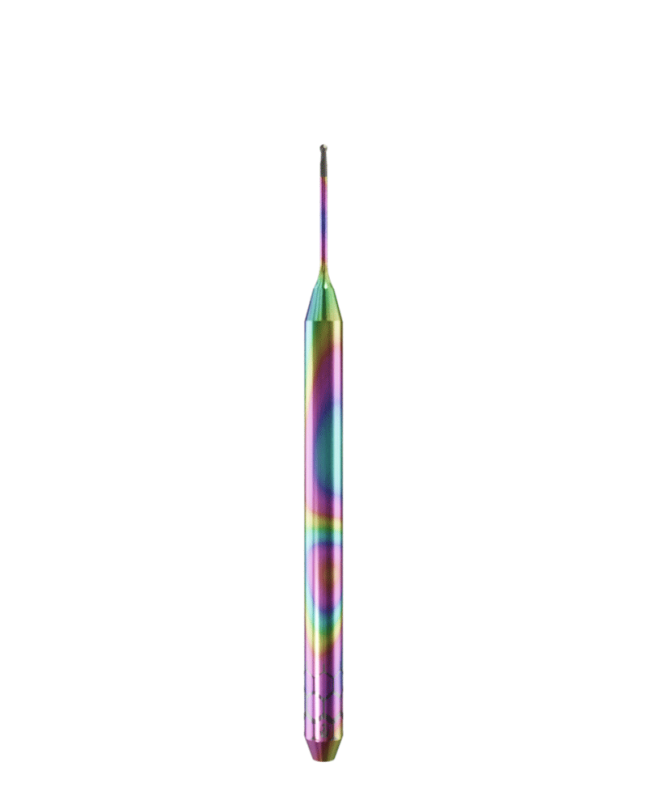 ZT.DIA.B2.06.3.100.48.X.R0 | 0.6mm Zirconia Bur for Open Machines (2-Flute Ball)