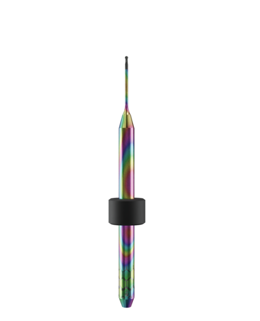 ZT.DIA.B2.06.3.100.48.X.R2 | 0.6mm Zirconia Bur for Imes-Icore* 3mm Shaft Machines (2-Flute Ball)