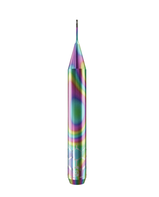 ZT.DIA.B2.06.6.060.53.X.R0 | 0.6mm Zirconia Bur for Open Machines (2-Flute Ball)