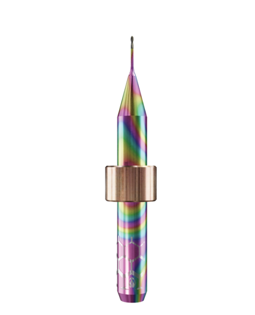 ZT.DIA.B2.06.6.060.53.X.R1 | 0.6mm Zirconia Bur for DC1*/ DC5*/DC7* Machines (2-Flute Ball)
