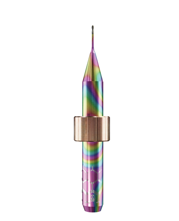 ZT.DIA.B2.06.6.060.53.X.R1 | 0.6mm Zirconia Bur for DC1*/ DC5*/DC7* Machines (2-Flute Ball)