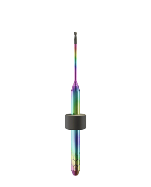 ZT.DIA.B2.10.3.160.48.X.R2 | 1mm Zirconia Bur for Imes-Icore* 3mm Shaft Machines (2-Flute Ball)