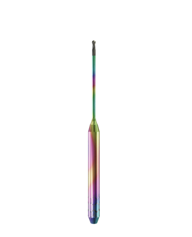 ZT.DIA.B2.10.3.200.48.X.R0 | 1mm Zirconia Bur for Open Machines (2-Flute Ball)