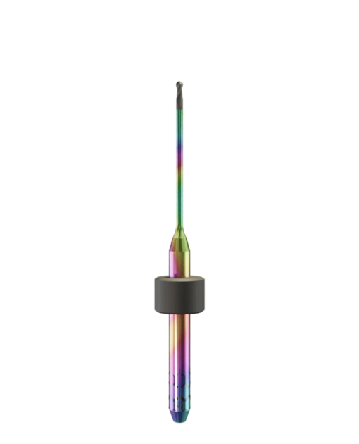 ZT.DIA.B2.10.3.200.48.X.R2 | 1mm Zirconia Bur for Imes-Icore* 3mm Shaft Machines (2-Flute Ball)