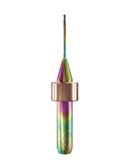 ZT.DIA.B2.10.6.160.53.X.R1 | 1mm Zirconia Bur for DC1*/ DC5*/DC7* Machines (2-Flute Ball)