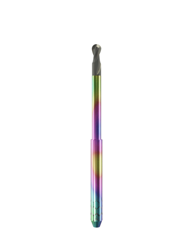 ZT.DIA.B2.25.3.250.48.X.R0 | 2.5mm Zirconia Bur for Open Machines (2-Flute Ball)
