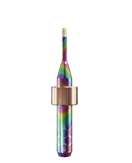 CT.TTN.T4.20.6.120.50.J.R1* | 2mm CoCr Bur for DC1*/ DC5*/DC7* Machines (4-Flute Torus) w/ Measurement Protocol
