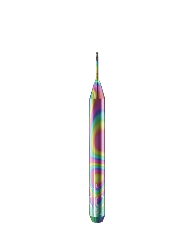 ZT.DIA.B2.06.4.060.40.X.R0 | 0.6mm Zirconia Bur for Datron* D1*  Machines (2-Flute Ball)