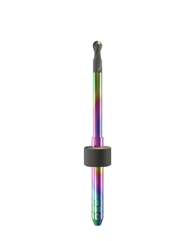 ZT.DIA.B2.25.3.250.48.X.R2 | 2.5mm Zirconia Bur for Imes-Icore* 3mm Shaft Machines (2-Flute Ball)
