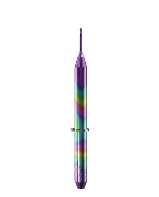 PT.TEC.B2.06.3.050.38.X.R3 | 0.6mm PMMA/PEEK Bur for VHF* Machines (2-Flute Ball)