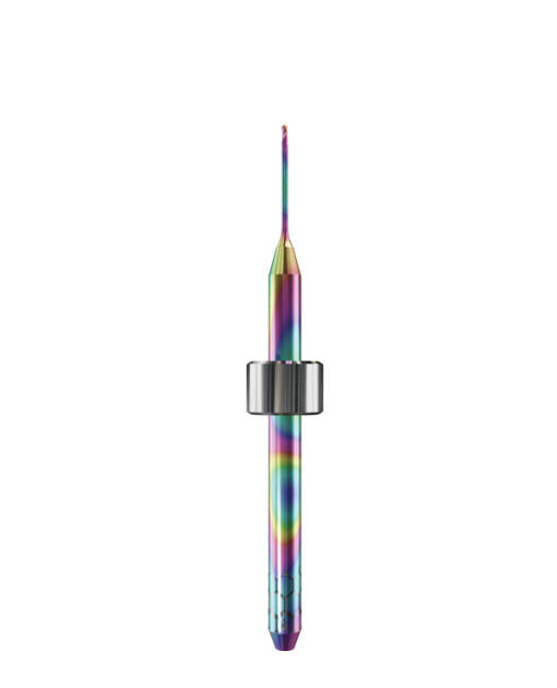 PT.TEC.B2.06.3.100.48.X.R4 | 0.6mm PMMA/PEEK Bur for Amann Girrbach* Machines (2-Flute Ball)
