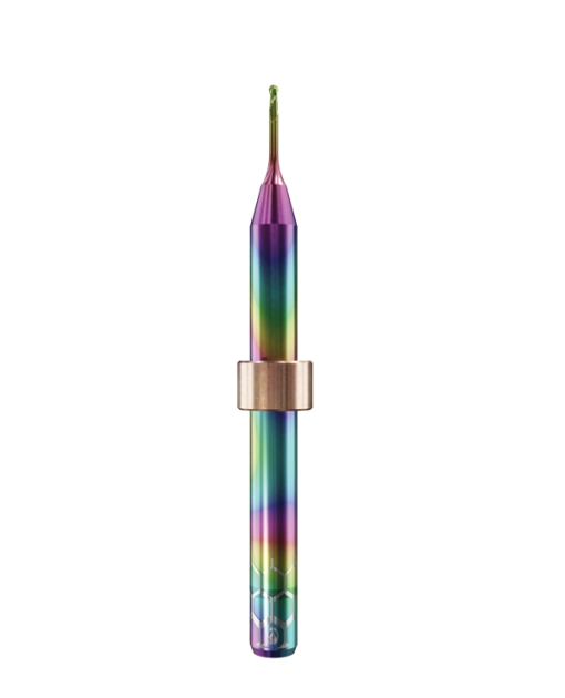 PT.TEC.B2.06.4.060.50.X.R1 | 0.6mm PMMA/PEEK Bur for Yenadent*  Machines (2-Flute Ball)