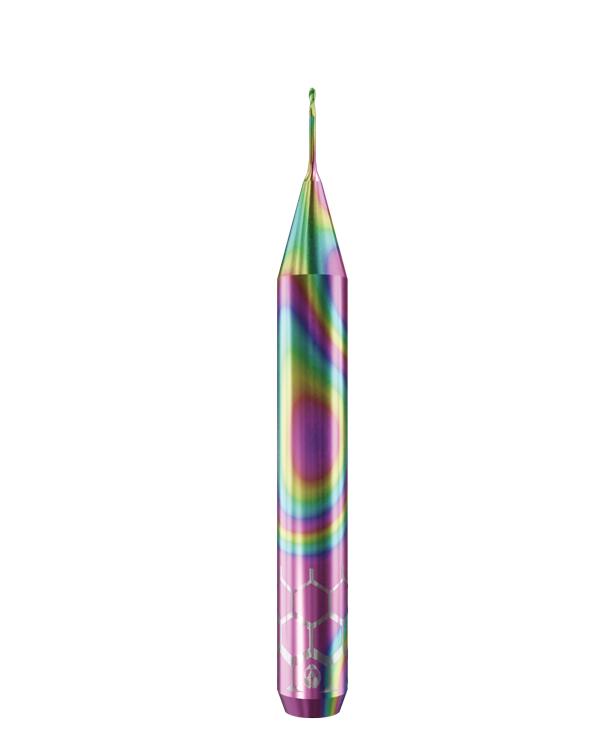 PT.TEC.B2.06.6.060.53.X.R0 | 0,6mm PMMA/PEEK Fräser für Open Maschinen (2-Schneider Ball)