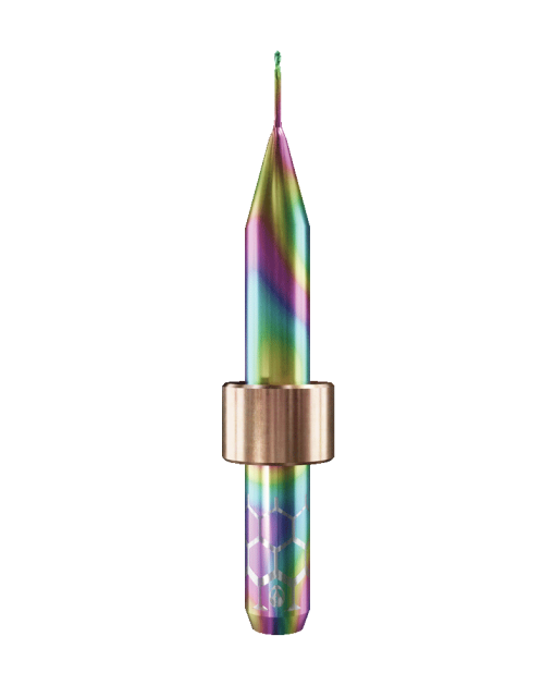 PT.TEC.B2.06.6.060.53.X.R6 | 0.6mm PMMA/PEEK Bur for Imes Icore* 6mm Shaft/PM7* Machines (2-Flute Ball)