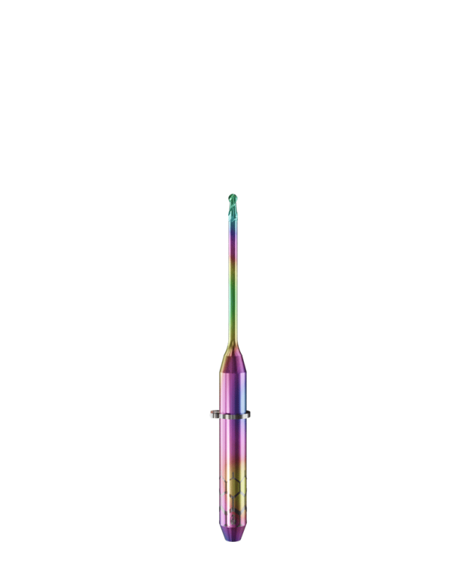 PT.TEC.B2.10.3.160.38.X.R3 | 1mm PMMA/PEEK Fräser für VHF* Maschinen (2-Schneider Ball)