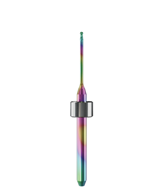 PT.TEC.B2.10.3.160.48.X.R4 | 1mm PMMA/PEEK Bur for Amann Girrbach* Machines (2-Flute Ball)