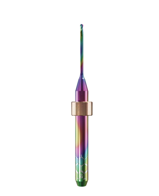 PT.TEC.B2.10.4.150.50.X.R1 | 1mm PMMA/PEEK Bur for Yenadent*  Machines (2-Flute Ball)