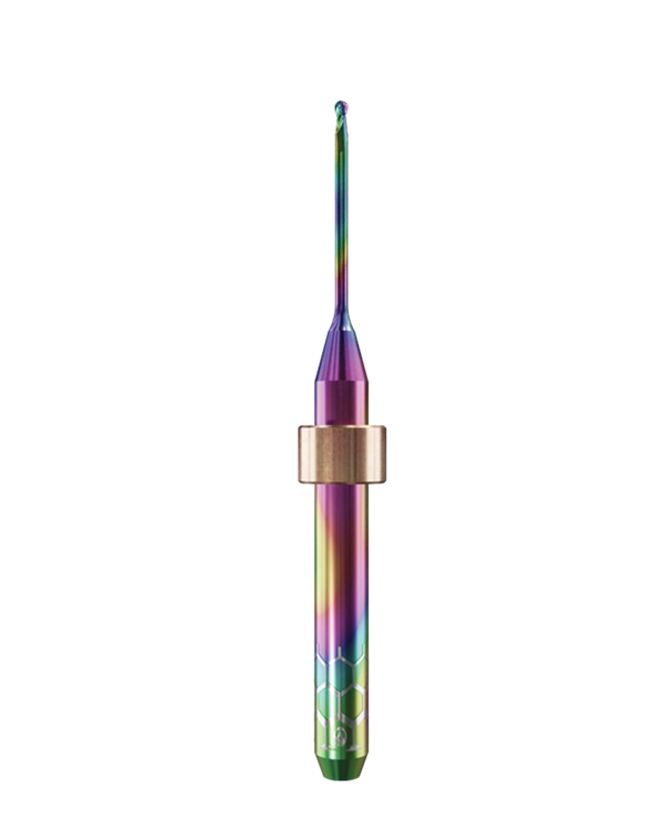 PT.TEC.B2.10.4.150.50.X.R1 | 1mm PMMA/PEEK Bur for Yenadent*  Machines (2-Flute Ball)