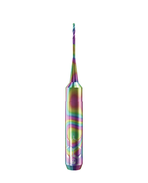 PT.TEC.B2.10.6.120.50.X.RZ | 1mm PMMA/PEEK Bur for ZirkonZahn* 6mm Shaft Machines (2-Flute Ball)