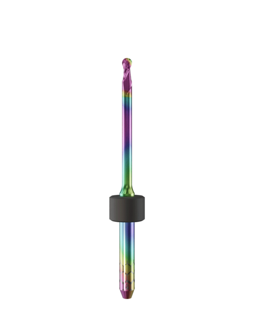 PT.TEC.B2.25.3.250.48.X.R2 | 2.5mm PMMA/PEEK Bur for Imes-Icore* 3mm Shaft Machines (2-Flute Ball)