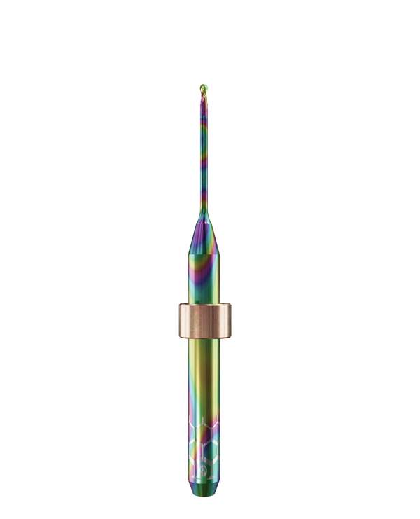 PT.TEC.B2.20.4.250.50.X.R1 | 2mm PMMA/PEEK Bur for Yenadent*  Machines (2-Flute Ball)