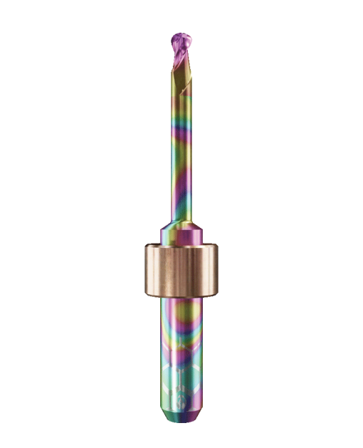 PT.TEC.B2.20.6.250.53.X.R6 | 2mm PMMA/PEEK Bur for Imes Icore* 6mm Shaft/PM7* Machines (2-Flute Ball)