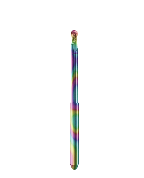 PT.TEC.B2.25.3.250.48.X.R0 | 2.5mm PMMA/PEEK Bur for Open Machines (2-Flute Ball)