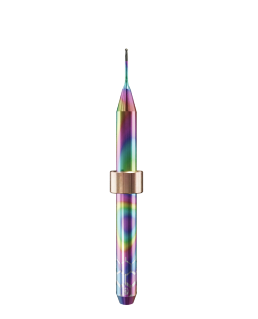 ZT.DIA.B2.06.4.060.50.X.R1 | 0.6mm Zirconia Bur for Yenadent*  Machines (2-Flute Ball)