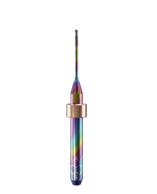 ZT.DIA.B2.10.4.150.50.X.R1 | 1mm Zirconia Bur for Yenadent*  Machines (2-Flute Ball)