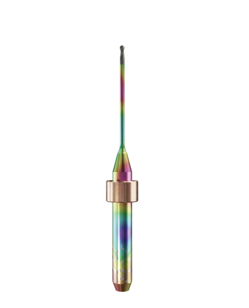 ZT.DIA.B2.10.4.200.50.X.R1 | 1mm Zirconia Bur for Yenadent*  Machines (2-Flute Ball)