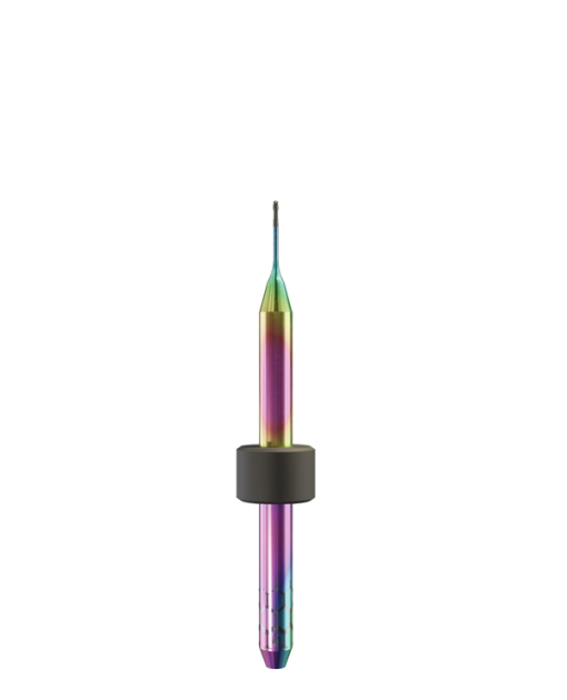 ZT.DIA.B2.05.3.055.42.X.R2 | 0.5mm Zirconia Bur for Sirona* MCX5* Machines (2-Flute Ball)