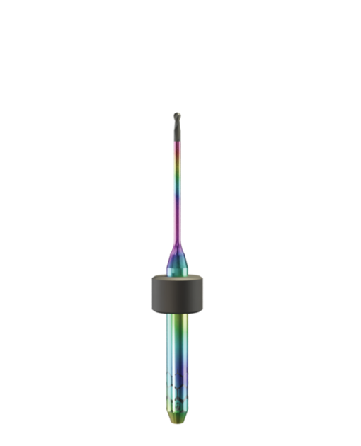 ZT.DIA.B2.10.3.180.43.X.R2 | 1mm Zirconia Bur for Sirona* MCX5* Machines (2-Flute Ball)