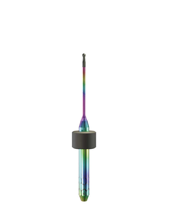 ZT.DIA.B2.10.3.180.43.X.R2 | 1mm Zirconia Bur for Sirona* MCX5* Machines (2-Flute Ball)