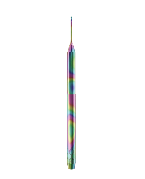 PT.TEC.B2.05.3.091.57.X.RZ | 0.5mm PMMA/PEEK Bur for ZirkonZahn* 3mm Shaft Machines (2-Flute Ball)