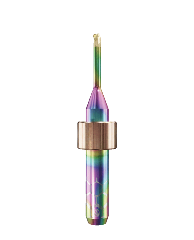 CT.TTN.T3.20.6.140.50.K.R1 | 2mm CoCr Bur for DC1*/ DC5*/DC7* Machines (3-Flute Torus)