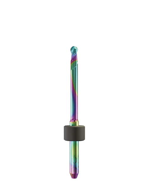 PT.TEC.B2.25.3.240.44.X.R2 | 2.5mm PMMA/PEEK Bur for Sirona* MCX5* Machines (2-Flute Ball)