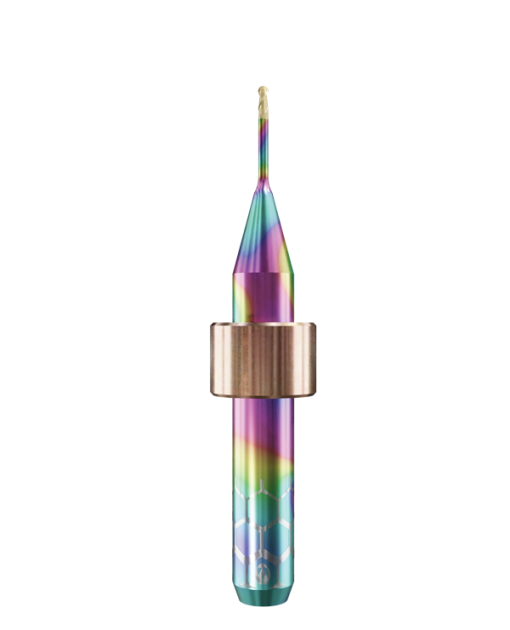 TT.TTN.B2.10.6.090.50.X.R1 | 1mm Titanium Bur for DC1*/ DC5*/DC7* Machines (2-Flute Ball)