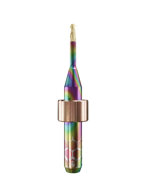 TT.TTN.B2.20.6.140.50.X.R6 | 2mm Titanium Bur for Imes Icore* 6mm Shaft Machines (2-Flute Ball)