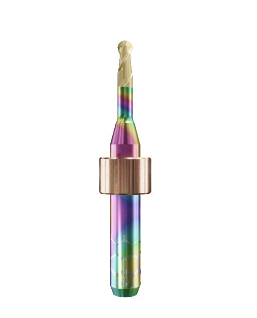 TT.TTN.B2.30.6.150.50.X.R1 | 3mm Titanium Bur for DC1*/ DC5*/DC7* Machines (2-Flute Ball)