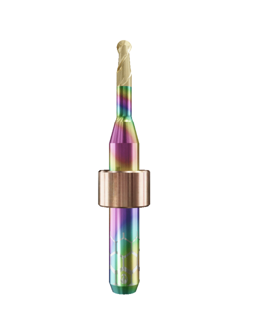 TT.TTN.B2.30.6.150.50.X.R6 | 3mm Titanium Bur for Imes Icore* 6mm Shaft Machines (2-Flute Ball)
