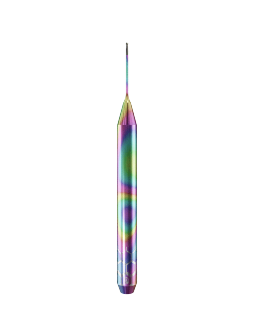 ZT.DIA.B2.06.4.100.50.X.R0 | 0.6mm Zirconia Bur for Roland* DWX* Machines (2-Flute Ball) Long Version