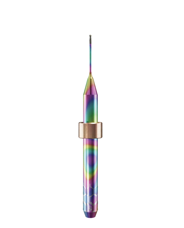 ZT.DIA.B2.06.4.100.50.X.R1 | 0.6mm Zirconia Bur for Yenadent*  Machines (2-Flute Ball)