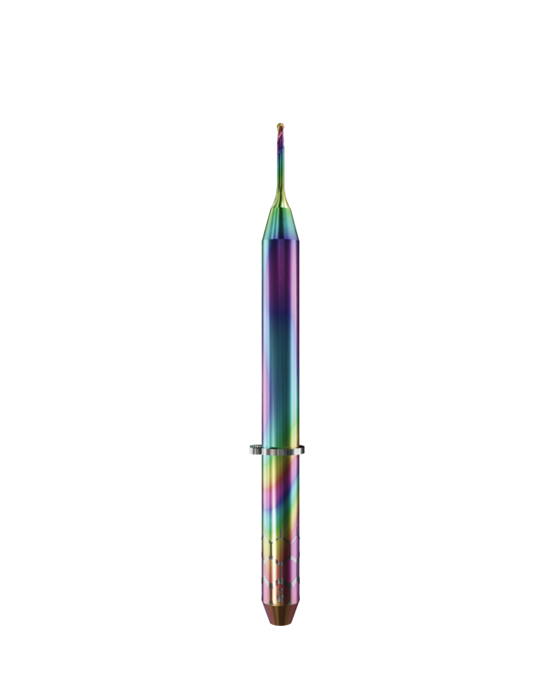 PT.TEC.B2.06.3.050.40.X.R3 | 0.6mm PMMA/PEEK Bur for VHF* Machines (2-Flute Ball)