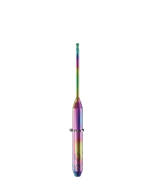 PT.TEC.B2.10.3.160.40.X.R3 | 1mm PMMA/PEEK Bur for VHF* Machines (2-Flute Ball)