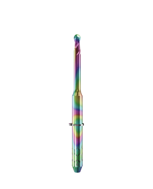 PT.TEC.B2.20.3.200.40.X.R3 | 2mm PMMA/PEEK Bur for VHF* Machines (2-Flute Ball)