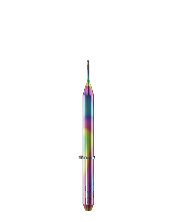 ZT.DIA.B2.06.3.050.40.X.R3 | 0.6mm Zirconia Bur for VHF* Machines (2-Flute Ball)