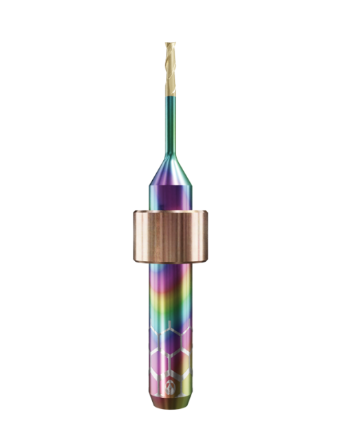 TT.TTN.F2.15.6.150.50.X.R1 | 1.5mm Titanium Bur for DC1*/ DC5*/DC7* Machines (2-Flute Flat)