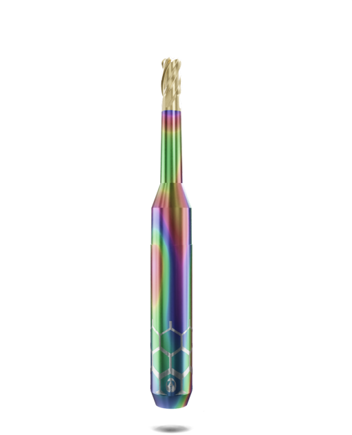 TT.TTN.T4.30.6.180.50.P.RZ | 3mm Titanium Bur for ZirkonZahn 6mm Shaft Machines (4-Flute Torus)