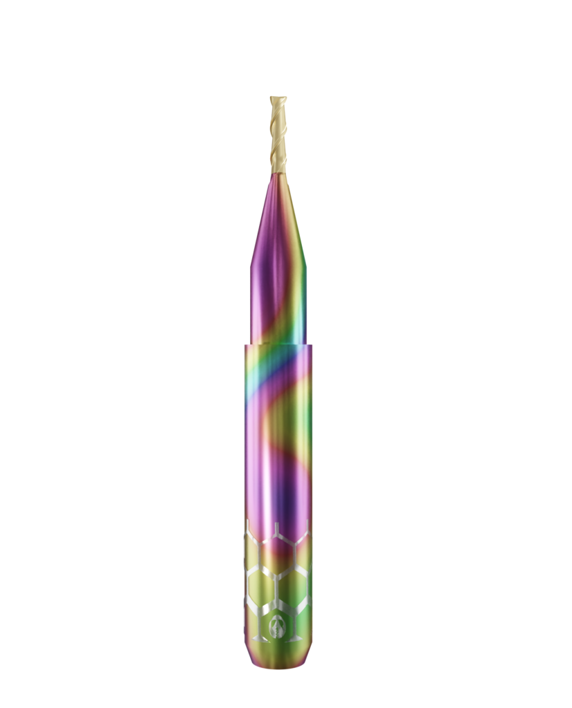 TT.TTN.T2.15.6.070.50.G.RA | 1.5mm Titanium Bur for ARUM 5X* Machines (2-Flute Corner Radius)